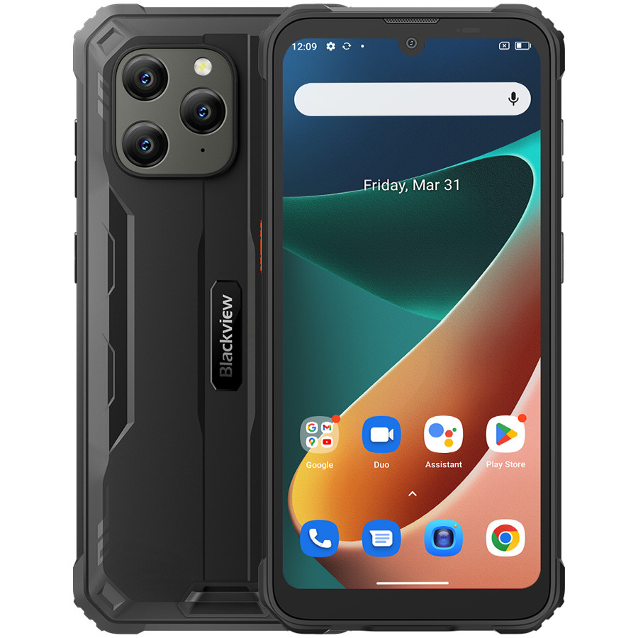 Blackview Rugged BV5300 PRO, 6.10 HD+IPS 720x1560, 4GB/64GB, MT6765 Octa-core 2.3GHz, Front 8MP/Rear 13MP, NFC, LTE, 6580mAh, Android 14, Black