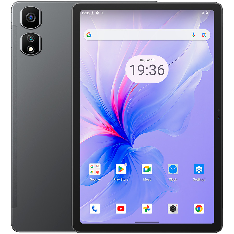 Blackview Tab 16 Pro 8/256GB, 11-inch FHD+ 1200x1920 IPS, Octa-core 2GHz, 8MP Front/13MP Back Camera, Battery 7700mAh, 18W wired charging, USB Type-C, Android 14, SD card slot,  Gray