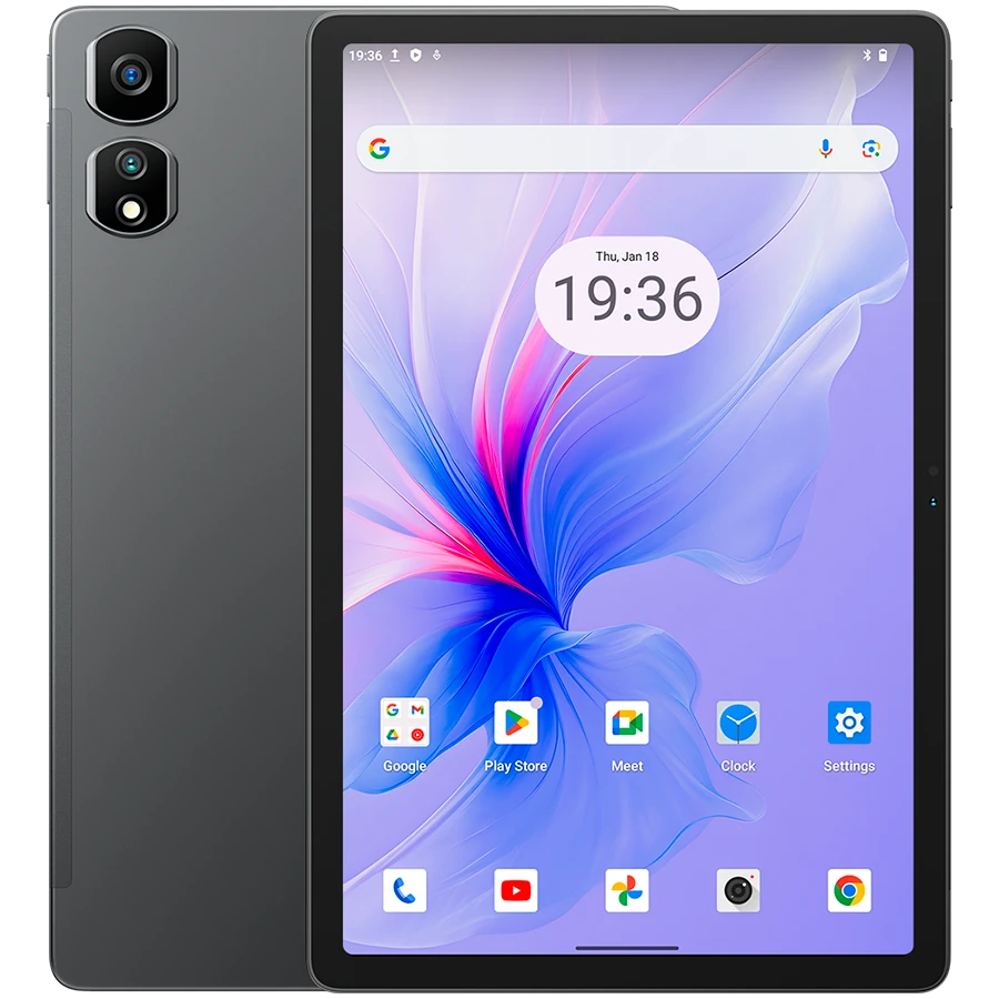 Blackview Tab 16 Pro 8/256GB, 11-inch FHD+ 1200x1920 IPS, Octa-core 2GHz, 8MP Front/13MP Back Camera, Battery 7700mAh, 18W wired charging, USB Type-C, Android 14, SD card slot,  Gray