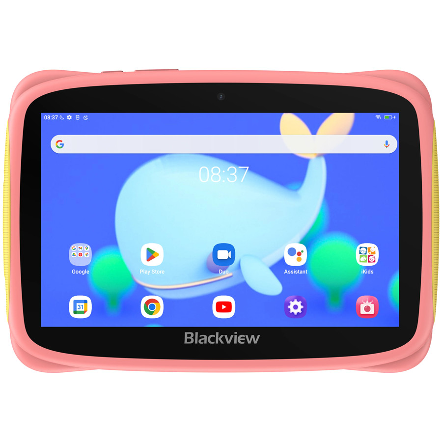 Blackview Tab 3 Kids, Pink, 7-inch HD 1024*600, 7731E Quad-core 1.3GHz, Front 0.3MP; Rear 2MP Camera, 2GB/32GB, 3280mAh battery, Doke 3.0 Go (Android 13), WiFi version, 802.11 b/g/n(2.4GHz), Bluetooth