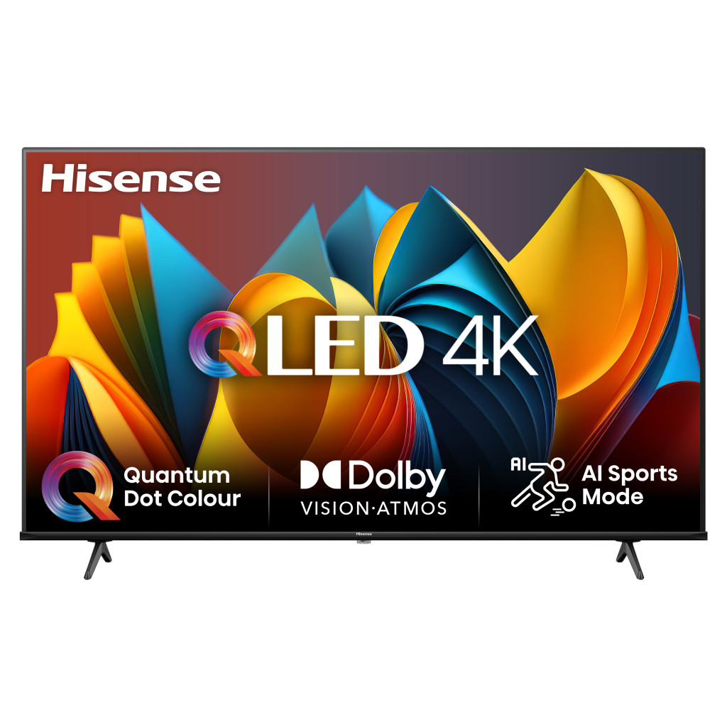 Hisense QLED Smart TV | 43E7NQ | 43" | Smart TV | VIDAA OS | UHD | Black