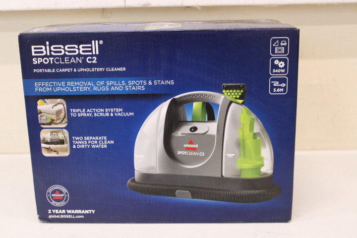 SALE OUT. Bissell SPOTCLEAN C2 Portable Carpet & Upholstery Cleaner, Titanium, Silver Gray&Cha Cha Lime | Bissell | Carpet and Upholstery Cleaner | 20671 SpotClean C2 | Corded operating | 340 W | Titanium/Silver Gray/Cha Cha Lime | Warranty 24 month(s) | DAMAGED PACKAGING