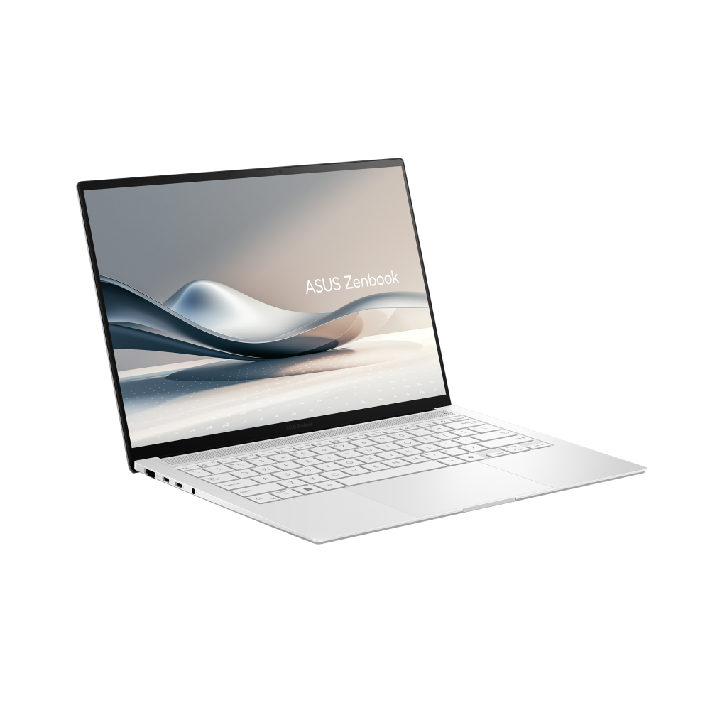 Asus Zenbook S 14 | Scandinavian White | 14 " | OLED | 2880 x 1800 pixels | 120 Hz | Glossy | Intel LNL Core Ultra | 5 16 GB | 16 GB | LPDDR5X | Intel Arc Graphics | Windows 11 Home | Wi-Fi 7 (802.11be) (Tri-band) 2x2 | Bluetooth version 5.4 | Keyboard language US | Keyboard backlit