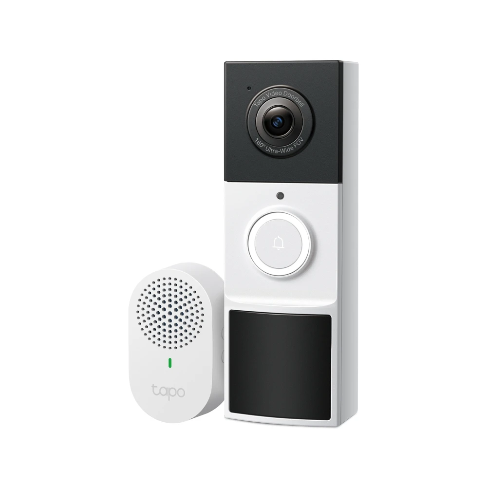 TP-LINK | Video Doorbell Camera | Tapo D210 | 3 MP | 1.18mm/F1.8 | IP65 | H.264 | Micro SD, Max. 512