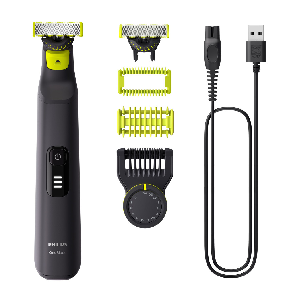 Philips Face and Body Shaver | QP6542/15 OneBlade Pro 360 | Operating time (max) 90 min | Wet & Dry | Lithium Ion | Black