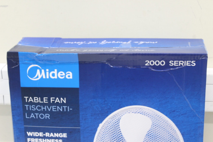 SALE OUT. Midea FT40-21M Table Fan, Diameter 40 cm, White | Midea | FT40-21M | Table Fan | DAMAGED PACKAGING | White | Diameter 40 cm | Number of speeds 3 | Oscillation | 25 W | No