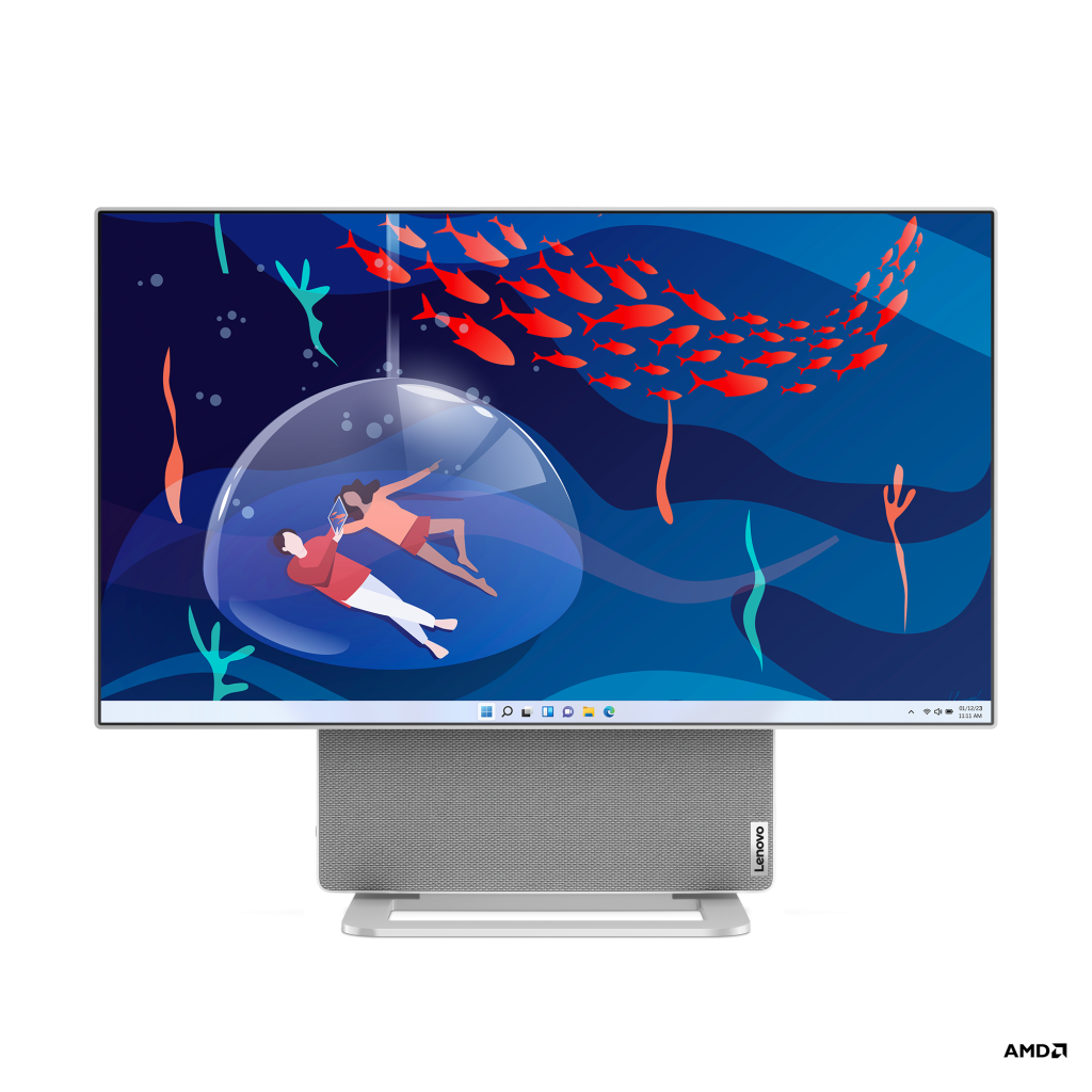 Lenovo Yoga | AIO 7 27APH8 | Desktop | AIO | 27 " | AMD Ryzen 7 | 8845HS | 16 GB | Soldered LPDDR5x | 1000 GB | AMD Radeon 780M Graphics | Nordic | Windows 11 Home | Warranty 24 month(s)