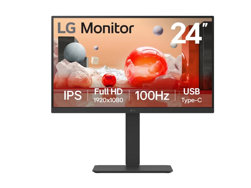 LG 24BA750-B | 23.8 " | IPS | FHD | 16:9 | 100 Hz | 5 ms | 1920 x 1080 pixels | 200 cd/m² | HDMI ports quantity 1 | Black