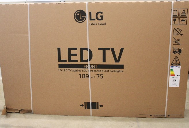 SALE OUT. LG 75UN640S0LD 75“ 3840x2160/330cd/m2/HDMI RF USB | LG | 75UN640S0LD | 75 " | Landscape | 16/7 | WebOS22 | DAMAGED PACKAGING | 330 cd/m² | N/A ° | N/A °