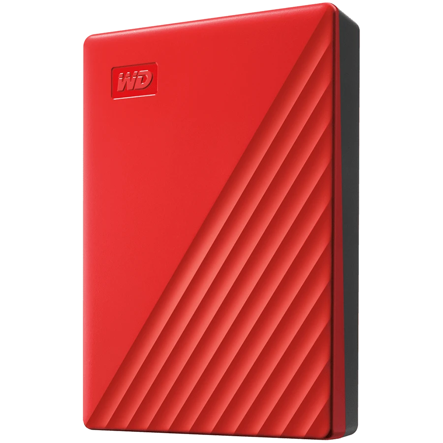 HDD External WD My Passport (6TB, USB 3.2) Red