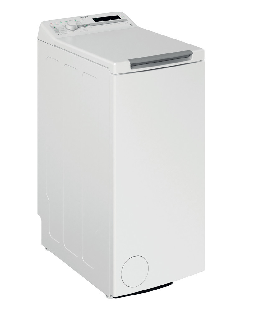 Whirlpool Washing Machine | TDLR 7220SS EU/N | Energy efficiency class E | Top loading | Washing capacity 7 kg | 1200 RPM | Depth 60 cm | Width 40 cm | LED | White