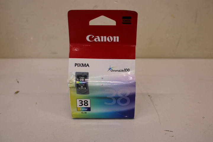 SALE OUT. Canon CL-38 Ink Cartridge Color | Canon CL-38 Tri-Colour | Ink Cartridge | Cyan, Magenta, Yellow | DAMAGED PACKAGING