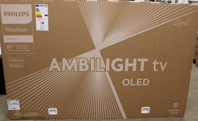 Philips | 4K Ambilight TV | 65OLED819/12 | 65 | Smart TV | Google TV | UHD | DAMAGED PACKAGING