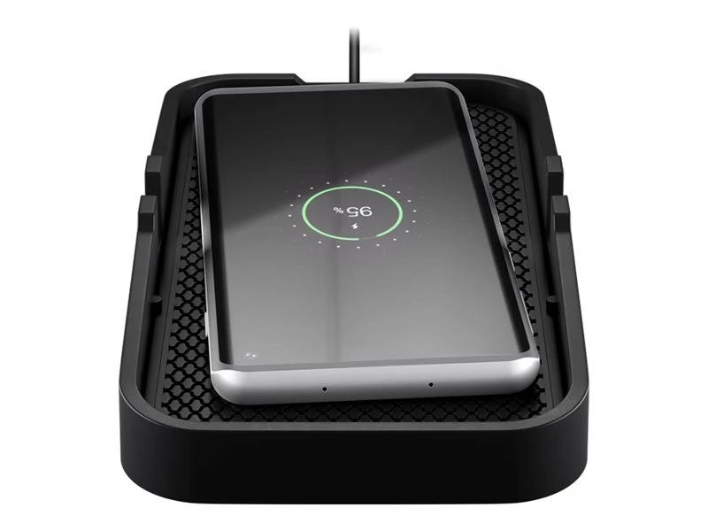 Goobay 60471 Wireless Vehicle Fast Charger 15 W, Black | Goobay