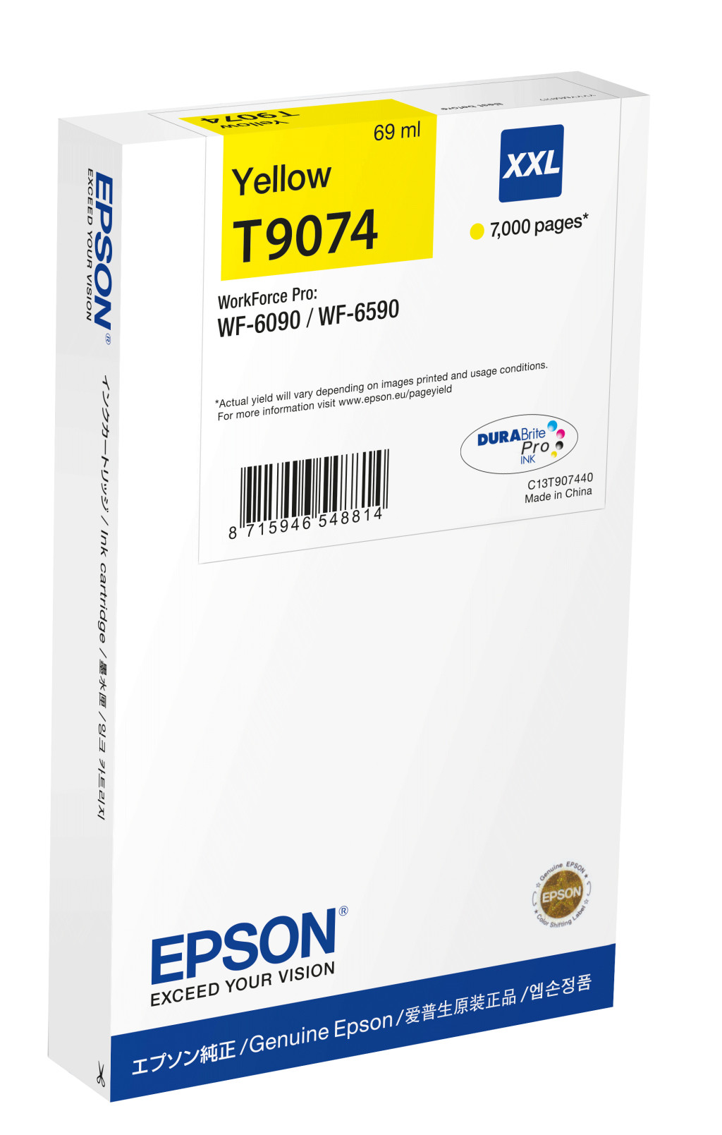 Epson WF-6XXX | Ink cartridge XXL | Yellow