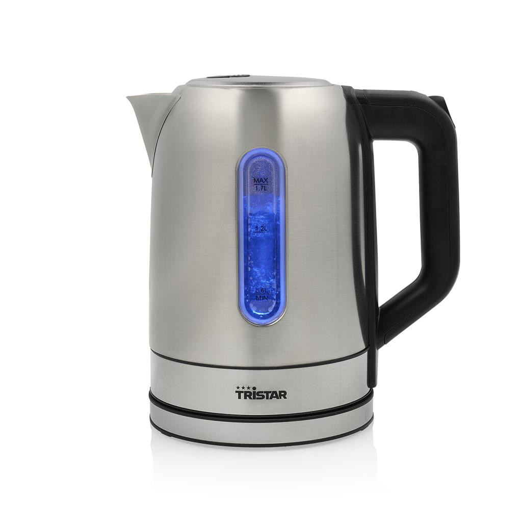 Tristar Kettle | WK-1344 | Electric | 2200 W | 1.7 L | Stainless steel | 360° rotational base | Silver