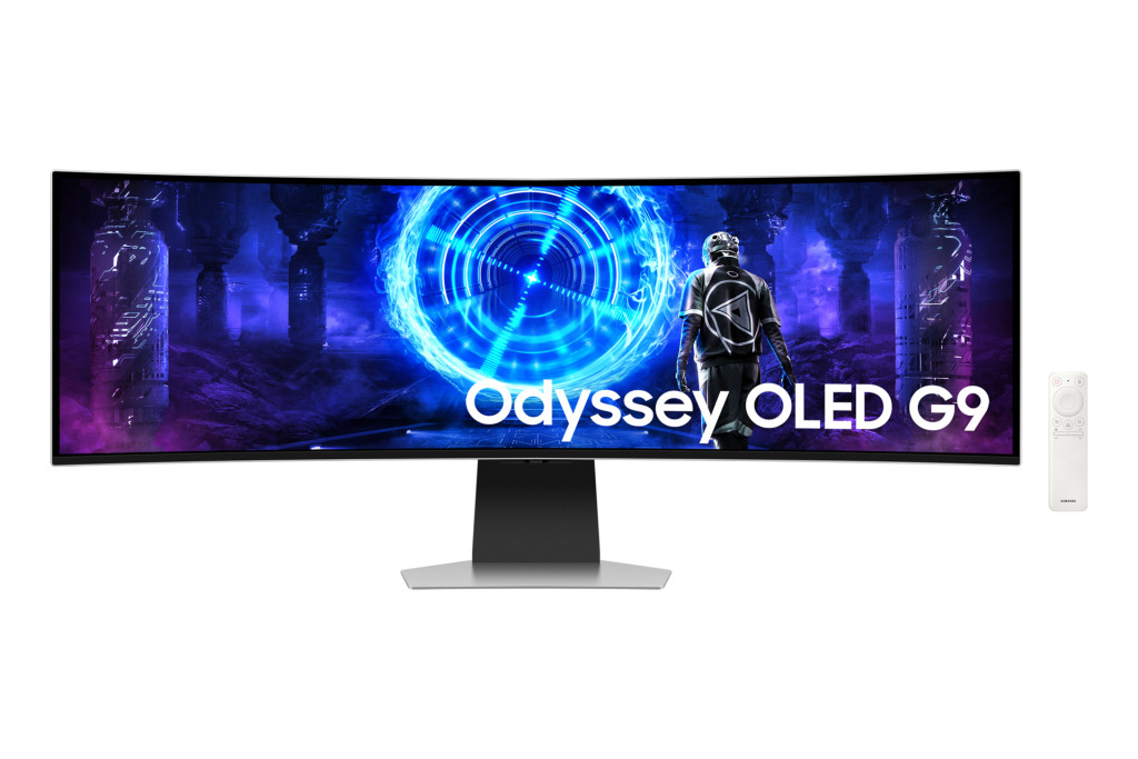 Samsung S49DG950SU PC lamekuvar 124,5 cm (49") 5120 x 1440 pikslit Dual QHD OLED-ekraan Hõbe