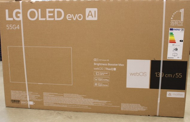 LG | OLED TV | OLED55G42LW | 55 | Smart TV | webOS 24 | 4K UHD | Black | DAMAGED PACKAGING