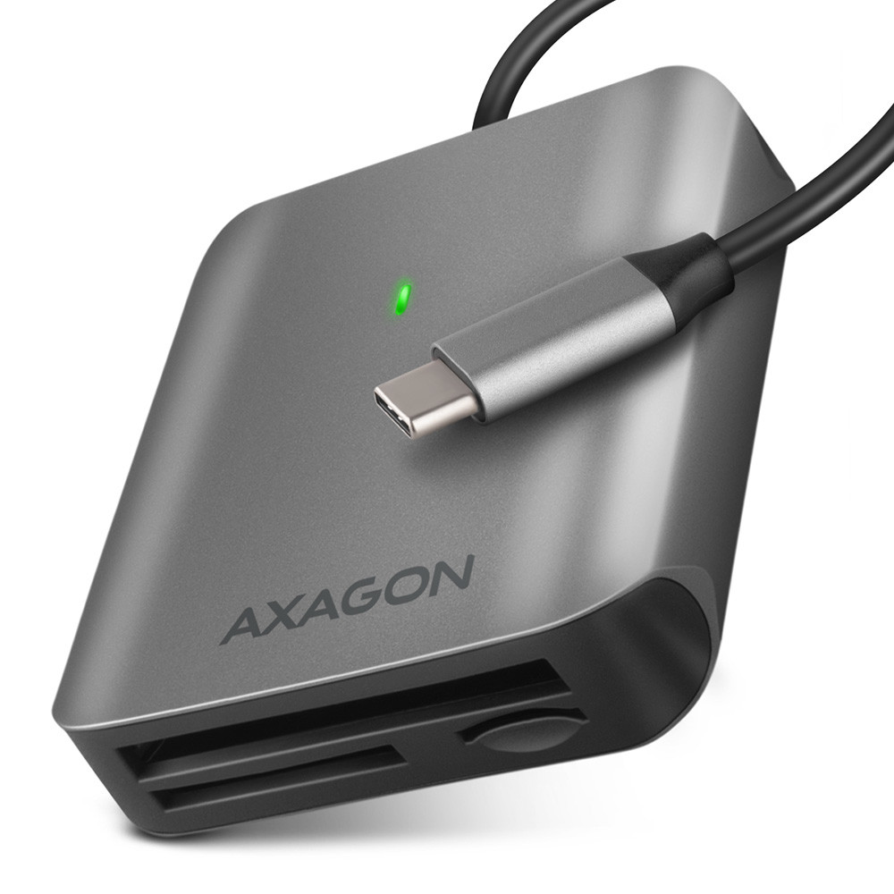 Axagon CRE-S3C kaardilugeja USB 3.2 Gen 1 (3.1 Gen 1) Type-C Hall