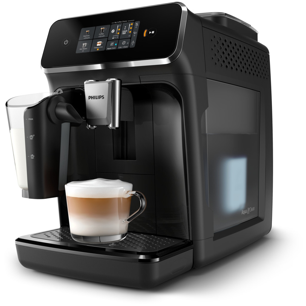 Philips Coffee maker | EP2331/10 | Pump pressure 15 bar | Built-in milk frother | Automatic | 1500 W | Black