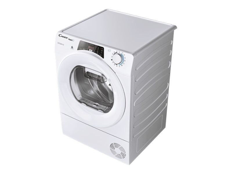 Candy Dryer Machine | ROE H8A2TE-S | Energy efficiency class A++ | Front loading | 8 kg | Big Digit | Depth 61.1 cm | White