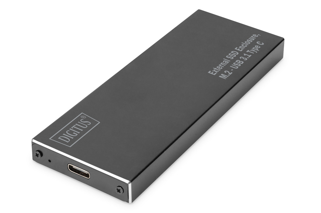 Digitus External SSD Enclosure, M.2 - USB Type-C