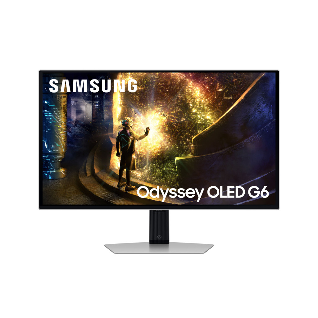 Samsung S27DG610SU PC lamekuvar 68,6 cm (27") 2560 x 1440 pikslit Quad HD OLED-ekraan Hõbe