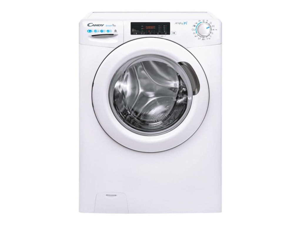 Candy Washing Machine with Dryer | CSOW 4855TWE/1-S | Energy efficiency class C/E | Front loading | Washing capacity 8 kg | 1400 RPM | Depth 53 cm | Width 60 cm | Display | Digit | Drying system | Drying capacity 5 kg | Steam function | White