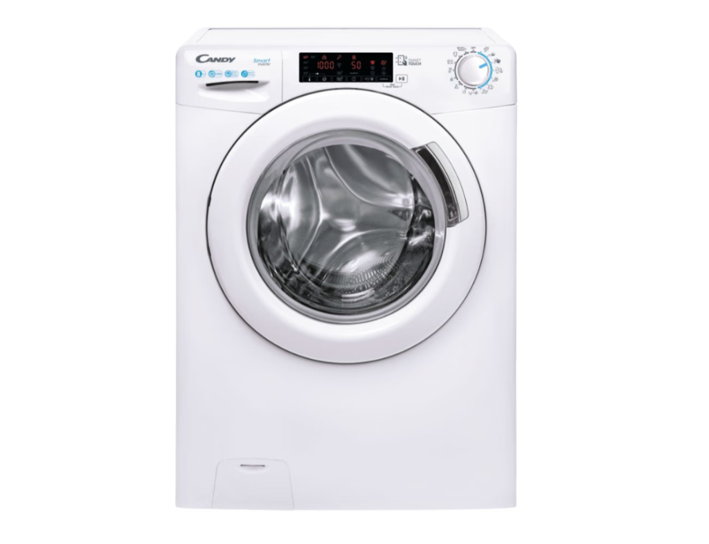 Candy Washing machine | CS 128TXME/1-S | Energy efficiency class A | Front loading | Washing capacity 8 kg | 1200 RPM | Depth 53 cm | Width 60 cm | LCD | White