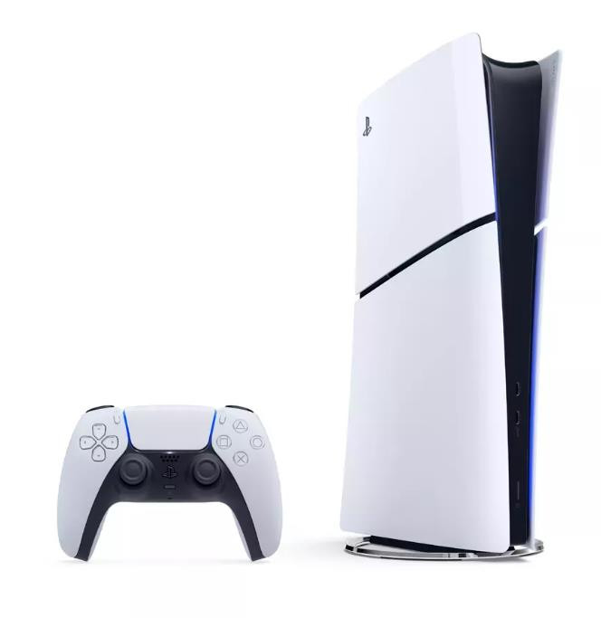Sony PlayStation 5 Slim Digital Edition 1,02 TB WiFi Must, Valge