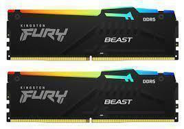 Kingston Technology FURY Beast RGB mälumoodul 32 GB 2 x 16 GB DDR5 3000 MHz ECC