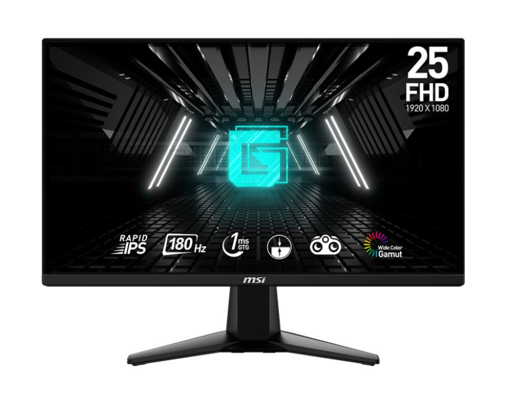 MSI G255F PC lamekuvar 62,2 cm (24.5") 1920 x 1080 pikslit Full HD LCD Must