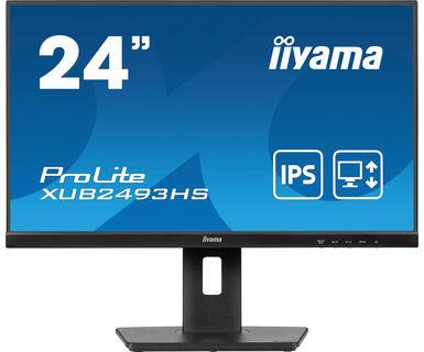 iiyama ProLite XUB2493HS-B6 PC lamekuvar 60,5 cm (23.8") 1920 x 1080 pikslit Full HD LED Must