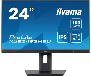 iiyama ProLite PC lamekuvar 60,5 cm (23.8") 1920 x 1080 pikslit Full HD LED Must