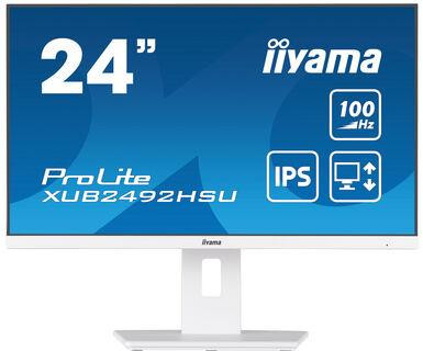 iiyama XUB2492HSU-W6 PC lamekuvar 60,5 cm (23.8") 1920 x 1080 pikslit Full HD LED Valge