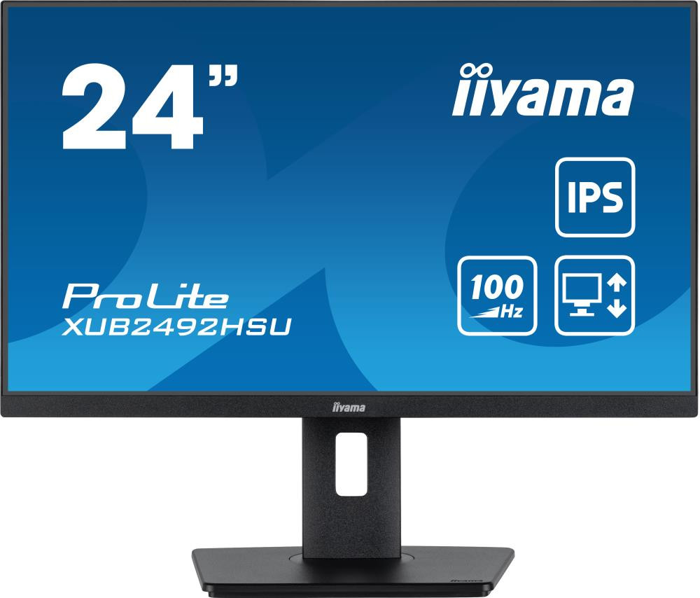 iiyama XUB2492HSU-B6 PC lamekuvar 60,5 cm (23.8") 1920 x 1080 pikslit Full HD LED Must