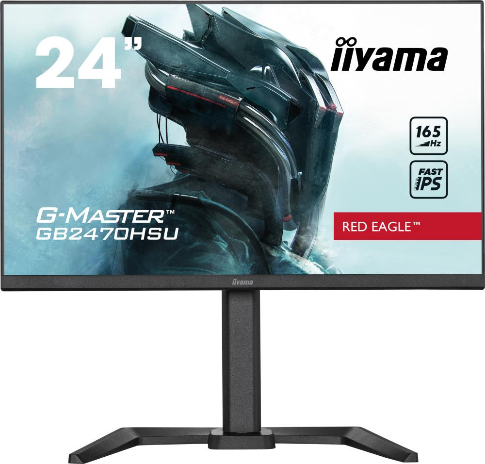 iiyama G-MASTER GB2470HSU-B5 LED display 61 cm (24") 1920 x 1080 pikslit Full HD Must