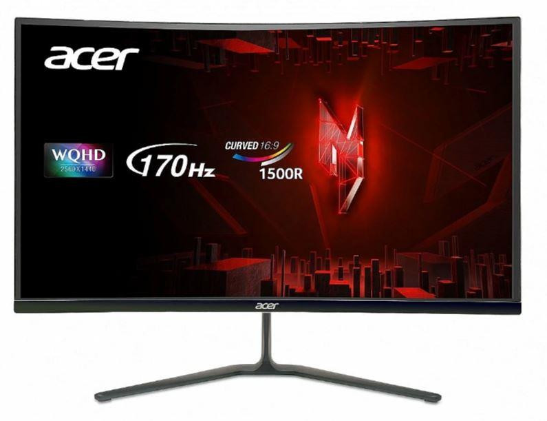 Acer ED270U P2 PC lamekuvar 68,6 cm (27") 2560 x 1440 pikslit Wide Quad HD LED Must