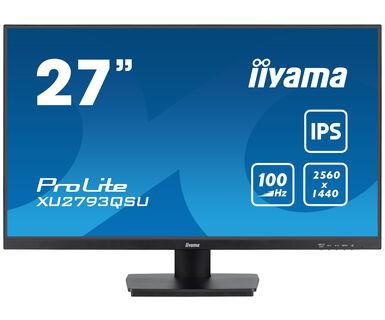 iiyama ProLite XU2793QSU-B6 PC lamekuvar 68,6 cm (27") 2560 x 1440 pikslit Wide Quad HD LED Must