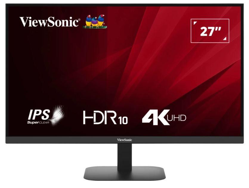 Viewsonic VA VA2708-4K-HD PC lamekuvar 68,6 cm (27") 3840 x 2160 pikslit 4K Ultra HD LED Must