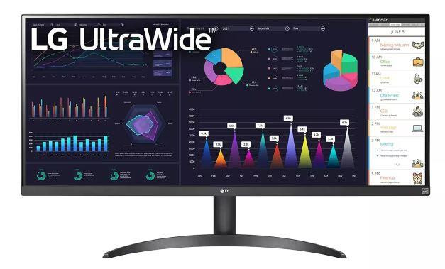 LG 34WQ500-B PC lamekuvar 86,4 cm (34") 2560 x 1080 pikslit UltraWide Full HD LED Must