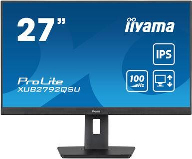 iiyama ProLite XUB2792QSU-B6 PC lamekuvar 68,6 cm (27") 2560 x 1440 pikslit Full HD LED Must