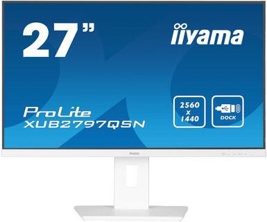 iiyama ProLite XUB2797QSN-W1 PC lamekuvar 68,6 cm (27") 2560 x 1440 pikslit Wide Quad HD LED Valge