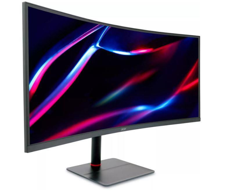 Acer Nitro XV5 XV345CURV PC lamekuvar 86,4 cm (34") 3440 x 1440 pikslit UltraWide Quad HD LED Must