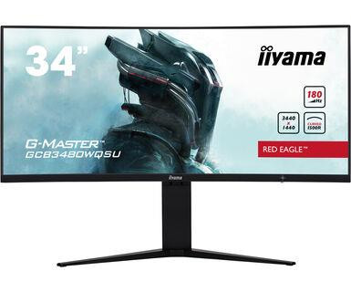 iiyama G-MASTER GCB3480WQSU-B1 PC lamekuvar 86,4 cm (34") 3440 x 1440 pikslit UltraWide Quad HD LCD Must