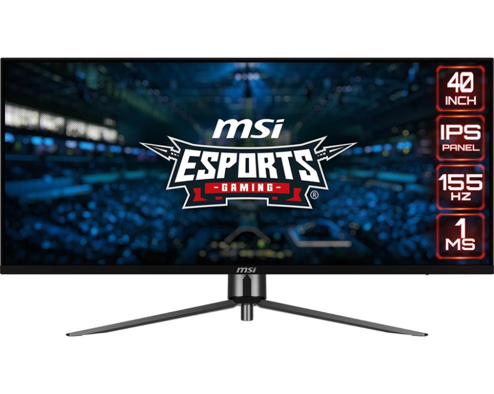MSI MAG401QR PC lamekuvar 101,6 cm (40") 3440 x 1440 pikslit UltraWide Quad HD Must