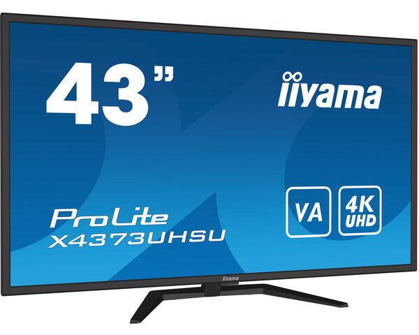 iiyama ProLite X4373UHSU-B1 PC lamekuvar 108 cm (42.5") 3840 x 2160 pikslit 4K Ultra HD Must