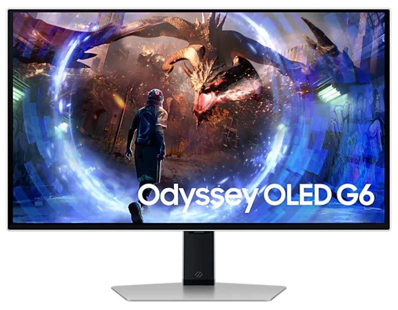 Samsung G60SD PC lamekuvar 68,6 cm (27") 2560 x 1440 pikslit Quad HD OLED-ekraan Hõbe