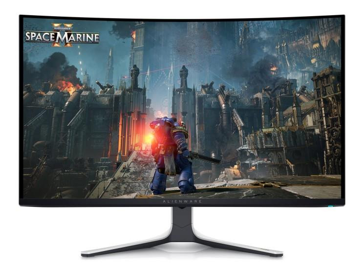 Alienware AW3225QF PC lamekuvar 81,3 cm (32") 3840 x 2160 pikslit 4K Ultra HD QD-OLED Must, Valge