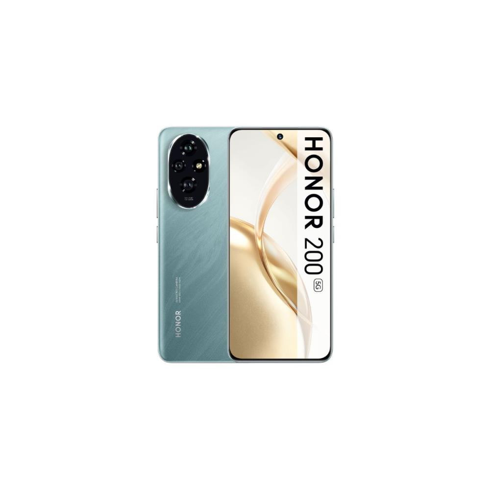 Honor 200 5G 17 cm (6.7") Kaksik-SIM Android 14 USB tüüp-C 8 GB 256 GB 5200 mAh Roheline